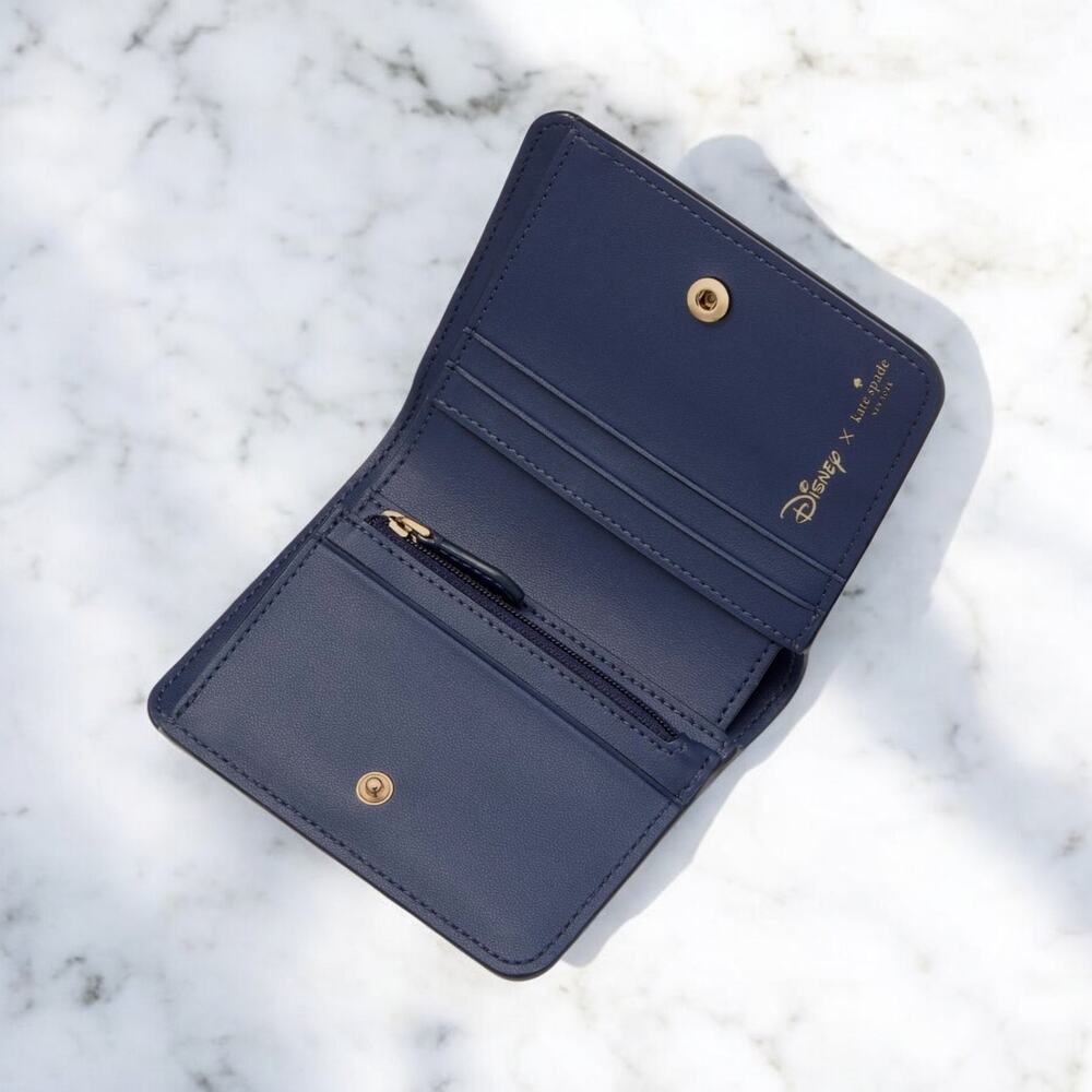 Disney X Kate Spade New York Lady And The Tramp Small Bifold Wallet KH620 - Picture 3 of 4